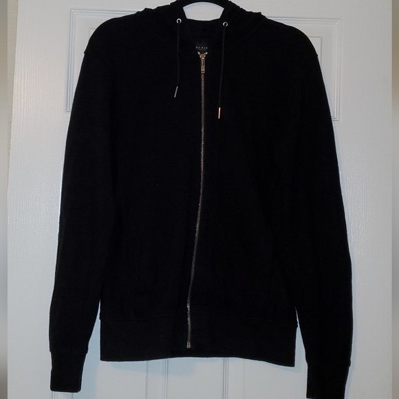 Zara Other - ZARA Man Cotton Knit Zip-Up Hooded Cardigan Size M